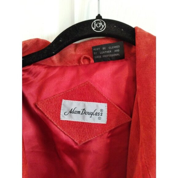 Adam Douglass Red Leather jacket - Picture 2 of 6